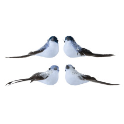 Oiseau en mousse à clipser DECORIS – Déco Noël | DECORIS

