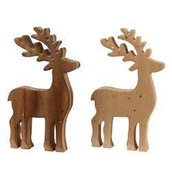 Renne en MDF 18 cm DECORIS – Déco Noël Festive