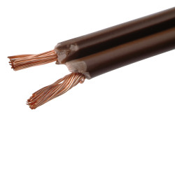 Câble audio brun 2x0,75mm² 10m – Son Clair | PROFILE