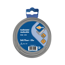 Câble audio gris 0,75 mm² 10m – Son Clair | PROFILE