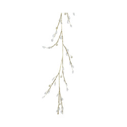 Guirlande acrylique dorée 1,2 m – Décoration festive