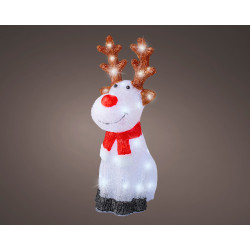 Renne LED Acrylique LUMINEO – Déco Noël Magique