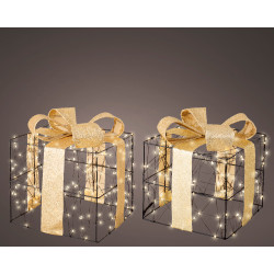 Set de cadeaux LED LUMINEO – Éclat Doré & Noir | LUMINEO