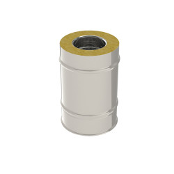 Tuyau poêle à pellets inox double paroi 25cm – SANINSTAL