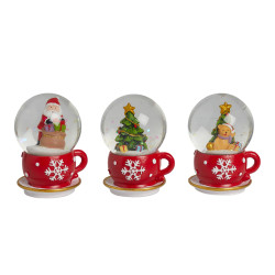 Boule à neige figurine Ø 6 cm – Magie de Noël

