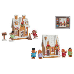 Set de maison Noël 5 figurines – Ambiance féerique

