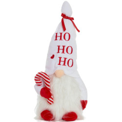 Lutin Ho Ho Ho 40 cm – Déco Noël Festive