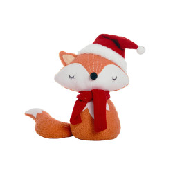 Renard de Noël 34 cm – Déco Festive