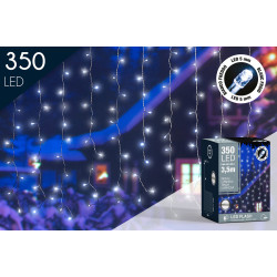 Guirlande Rideau LED Blanc Froid 350 – Éclairage Extérieur 3,5m