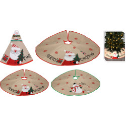 Jupe pour pied de sapin en polyester Ø 100 cm