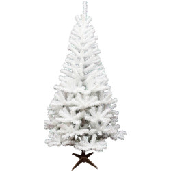 Sapin de Noël artificiel blanc 180 cm