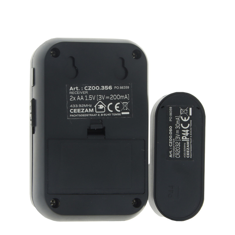 Sonnette sans fil CEEZAM – 38 mélodies 100m | CEEZAM

