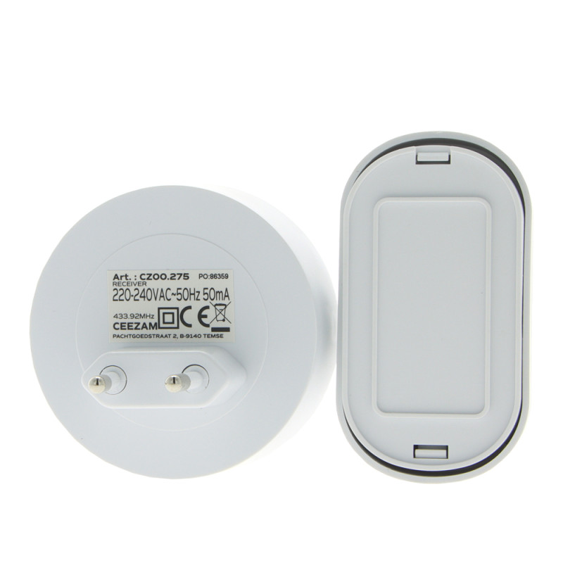 Sonnette sans fil CEEZAM – 38 mélodies 100m | CEEZAM

