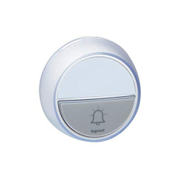 Bouton supplémentaire sonnette sans fil blanc – Facile à installer | LEGRAND