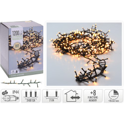 Guirlande LED 1200 Lumières – Éclairage Magique