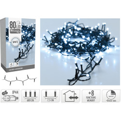 Guirlande LED 80 Blanc Froid – Éclairage Magique 6m