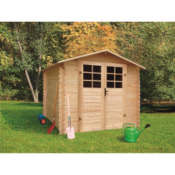 Abri de jardin Traditionnel 19 mm 2,48 x 2,48 m SOLID
