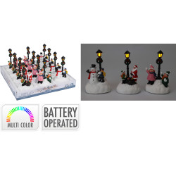 Figurine lanterne LED – Ambiance Noël Magique