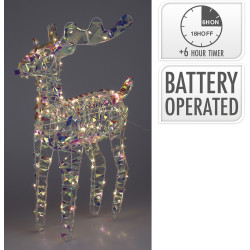 Renne LED Synthétique 60cm – Déco Noël Lumineuse