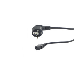 Câble secteur noir 2m PROFILE – Alimentation fiable