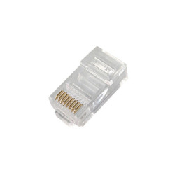 Connecteur RJ45 8P8C Blanc – Pack 8 Pièces
