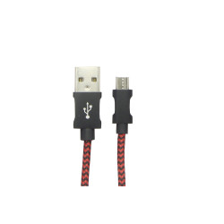 Câble USB A - Micro USB Argenté 1m PROFILE – Connexion Fiable


