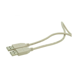 Câble USB A - USB A Blanc 1,8m | PROFILE