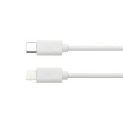 Câble USB C Lightning 1m Argenté – Charge Rapide