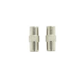 Adaptateur Coaxial Femelle/Femelle 2 Pièces – Connexion Fiable

