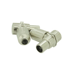 Contre-fiche coaxiale femelle 2 pièces PROFILE – Connexion Fiable

