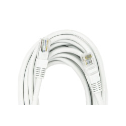 Câble UTP CAT5E Blanc 15m – Connexion Fiable

