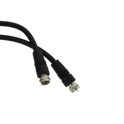 Câble Satellite Noir 5m PROFILE – Connexion Fiable

