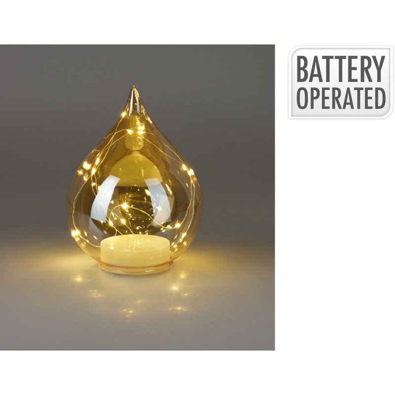 Déco Goutte LED Blanc Chaud – Ambiance Festive