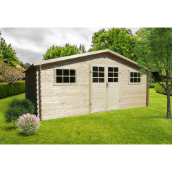 Abri de jardin bois Traditionnel 28mm 5.08x3.88m | SOLID