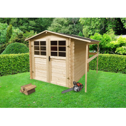 Abri de jardin bois Traditionnel 19mm 1.98x1.98m | SOLID