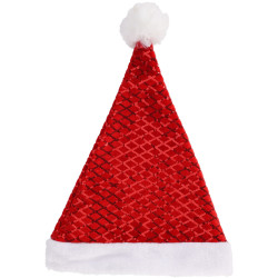 Bonnet de Noël scintillant – Illuminez vos fêtes

