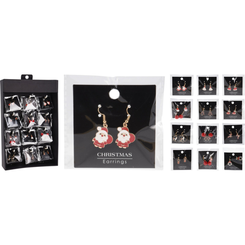 Boucles d'oreilles de Noël – festives et chics