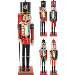 Figurine Casse-Noisette Bois 50cm – Déco Noël Magique