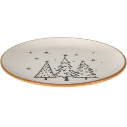 Assiette à dessert Sapin de Noël Ø 20 cm – Ambiance festive