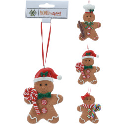 Bonhomme Pain d'Épice à Suspendre 11cm – Déco Festif

