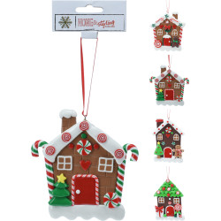 Maison pain d'épice à suspendre 11,7 cm – Déco Noël Magique

