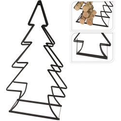 Range-bûches sapin de Noël – Déco festive