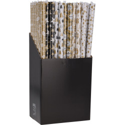 Papier cadeau de Noël 70 x 200 cm – emballage festif