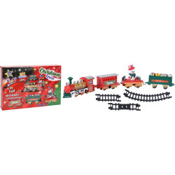 Train de Noël animé 681cm – Magie festive