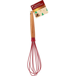 Fouet Bois Silicone Rouge – Cuisine Facile