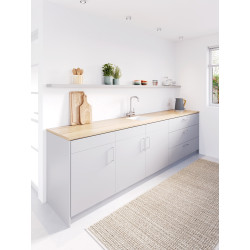 Plan de travail Chêne Européen 302x60cm – Qualité CANDO