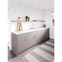 Plan de travail marbre blanc CANDO – 302x60cm | CANDO Plan de travail marbre blanc CANDO – 302x60cm | CANDO