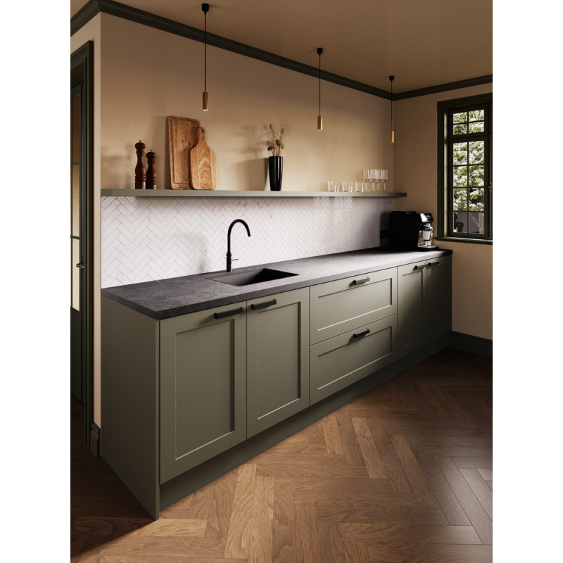 Plan de travail marbre noir CANDO – Élégance et Durabilité

