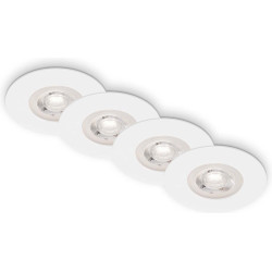 Spot LED encastrable blanc IP44 480 lm – éclairage efficace | BRILONER Spot LED encastrable blanc IP44 480 lm – éclairage efficace | BRILONER