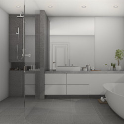 Spot LED encastrable chrome IP44 480 lm – éclairage efficace | BRILONER